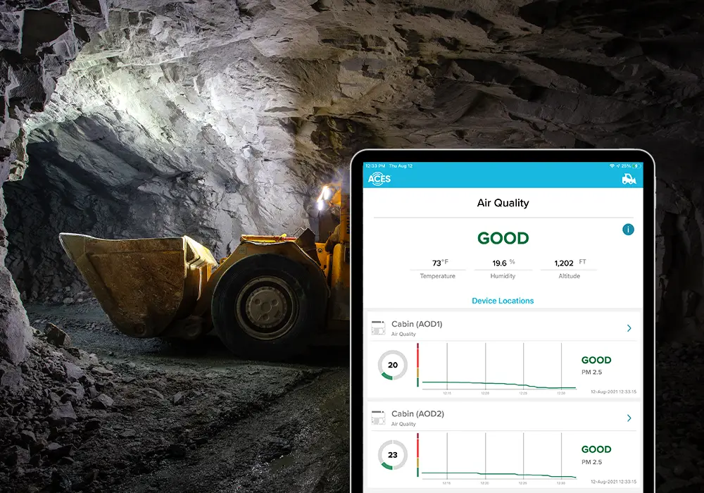 Air Quality Monitoring for Mining
