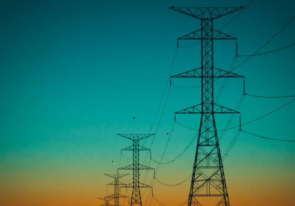Utilities - Powerlines at Sunset