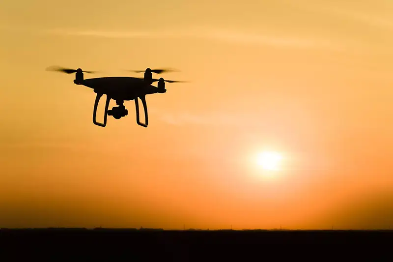 UAV at Sunset