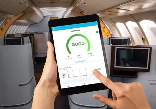 Air Quality Monitoring on Aircraft