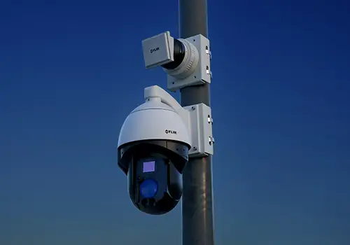 Security Camera on pole