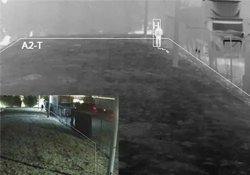 Thermal Security Camera Image